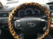 Cheetah Leopard Print Steering Wheel Cover - Carsoda