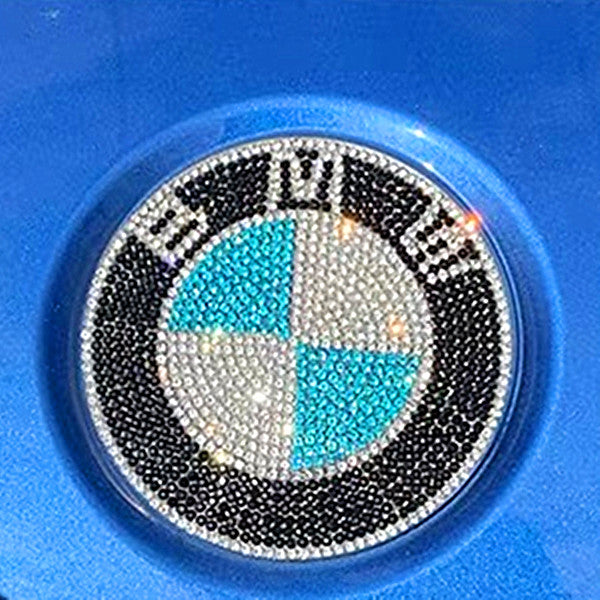 Bling BMW LOGO Stickers for Tire wheel Center Caps Emblem Decal