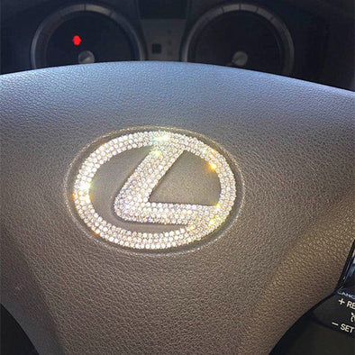 Lexus Bling Steering Wheel Emblem Decal