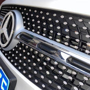 Mercedes Front Grill Mesh Rhinestone Sticker