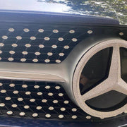 Mercedes Front Grill Mesh Rhinestone Sticker