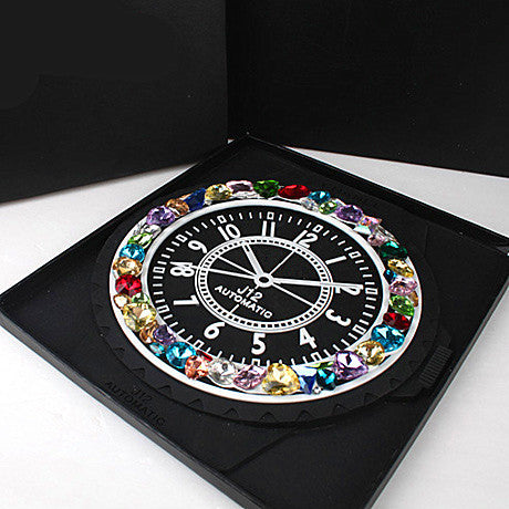 Car Dashboard Anti-slippery Mobile Phone Rhinestones Embedded Mat -Luxury Watch Inspired - Carsoda - 2