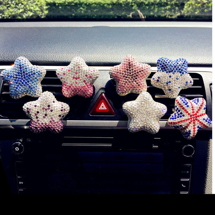 Bling Your Ride-Starfish Car Air Vent Rhinestones - Carsoda - 1