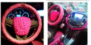 Car DIY Ruffle Lace Fringe for Interior Decorations - Hot Pink Decal - Carsoda - 7