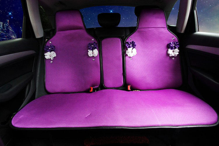 Purple Velvet Bling Car Center Console Cover with Bling Rhinestones –  Carsoda
