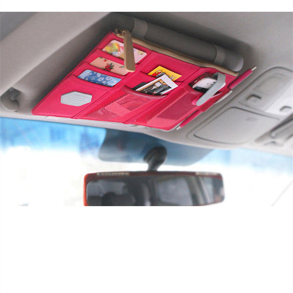 Car Sun Visor Organizer - Pink - Carsoda - 2