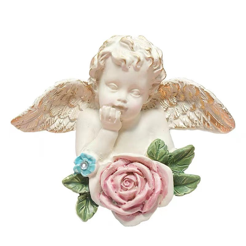 Faith Angel Car Decoration Air Vent Refreshener Ecofriendly Natural Scent with Refill Tablet