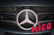 Mercedes  rhinestone car decal ab cyrstal