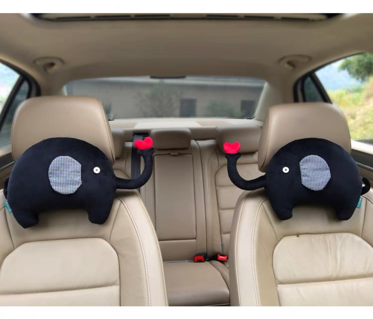 Elephant Headrest Pillow (1pc)