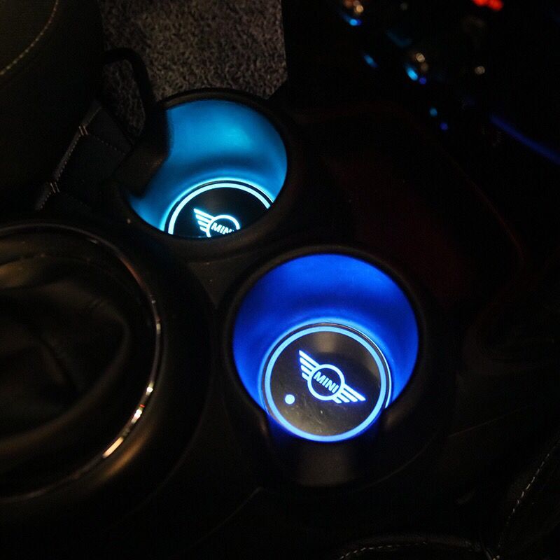 Mini Cooper LED illuminating Cup Coaster