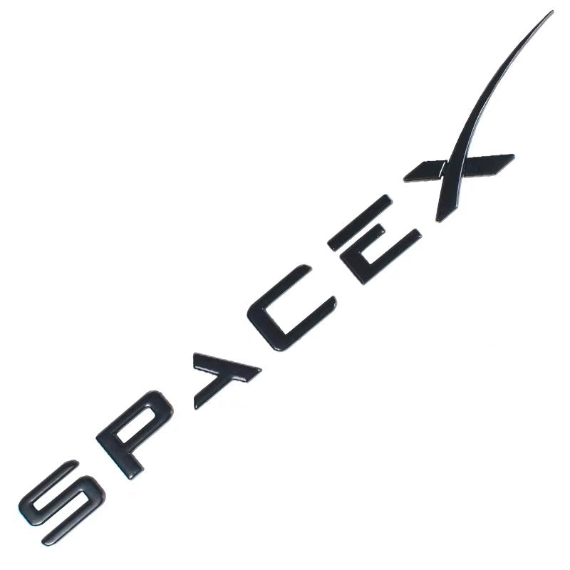 spacex car emblem